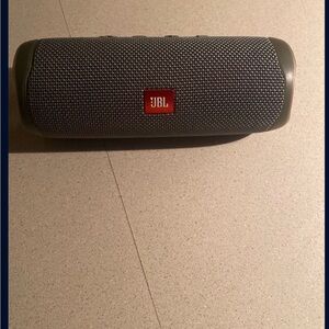 JBL Black and Gray Bluetooth Speaker